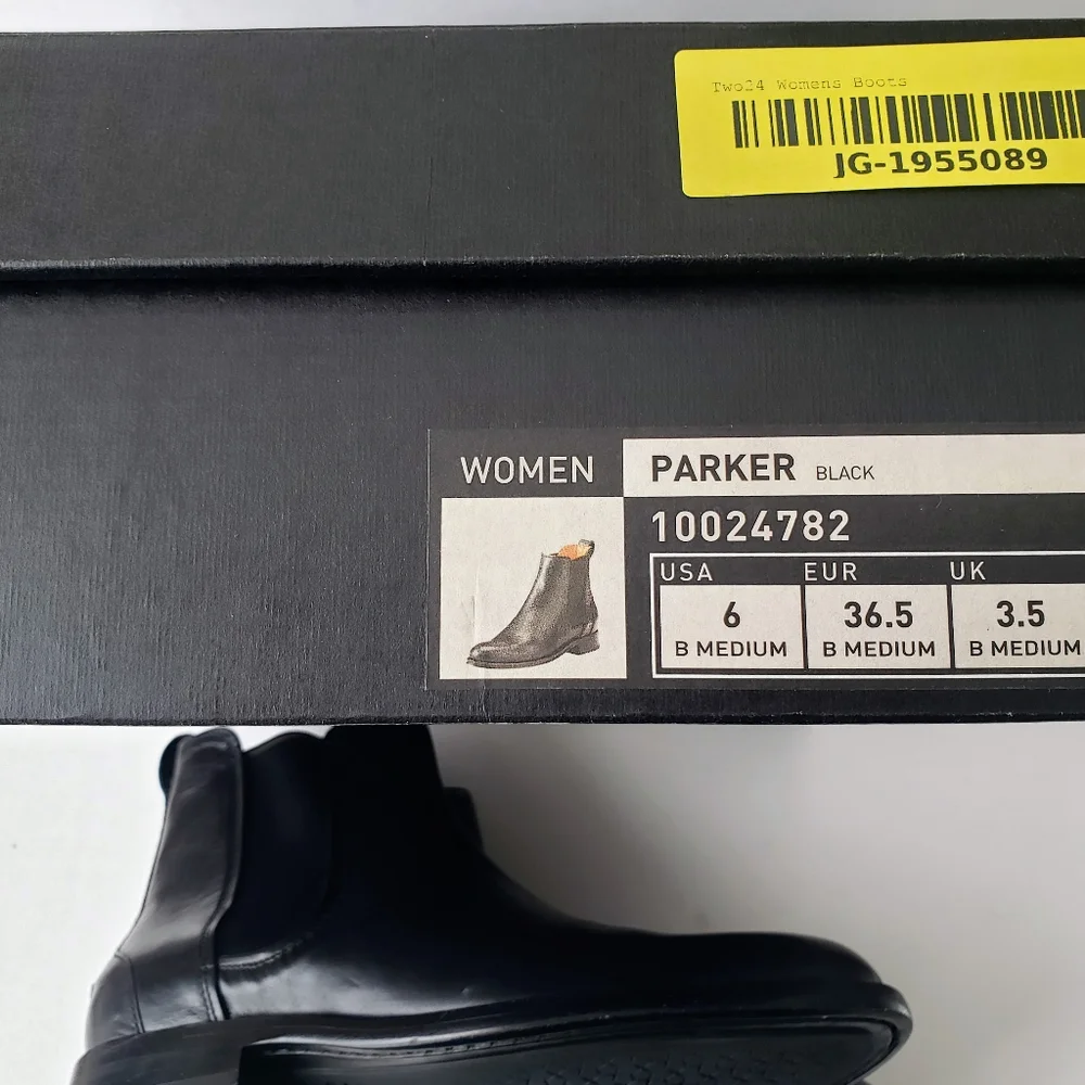 Ariat Two24 Parker Black Leather Chelsea Boots Size 6 and 9 New in Box - Picture 13 of 13
